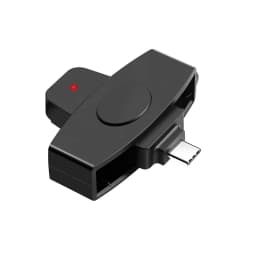 Rocketek CSCR3 Smart CAC Card Reader Type-c Bank Tax Declaration SIM Card/IC Card ID Card Reader