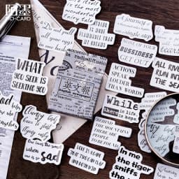45pcs/box Cute Creative Moon Mini Sticker Ablum Diary Scrapbooking Bullet Journaling Labels Deco Album DIY Stationery Stickers
