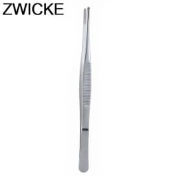 Stainless Steel 430 Anti-iodine Medical Tweezers Long Straight Forceps 12.5cm-30cm Straight Head Elbow Thicken Medical Tools