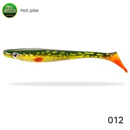Hunthouse Pike Fishing Lure Pig Shad 120mm/150mm/200mm Paint Printing Paddle Tail Shad Silicone Souple Leurre Natural Musky Fish