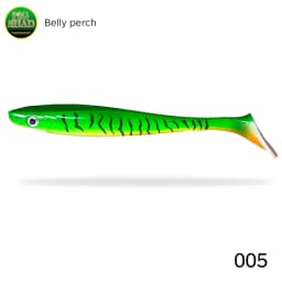 Hunthouse Pike Fishing Lure Pig Shad 120mm/150mm/200mm Paint Printing Paddle Tail Shad Silicone Souple Leurre Natural Musky Fish