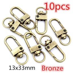 5-10pcs Snap Hook Trigger Clips Buckles For Keychain Lobster Lobster Clasp Hooks for Necklace Key Ring Clasp Jewelry Supplies