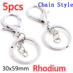 5-10pcs Snap Hook Trigger Clips Buckles For Keychain Lobster Lobster Clasp Hooks for Necklace Key Ring Clasp Jewelry Supplies