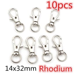 5-10pcs Snap Hook Trigger Clips Buckles For Keychain Lobster Lobster Clasp Hooks for Necklace Key Ring Clasp Jewelry Supplies