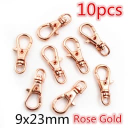 5-10pcs Snap Hook Trigger Clips Buckles For Keychain Lobster Lobster Clasp Hooks for Necklace Key Ring Clasp Jewelry Supplies