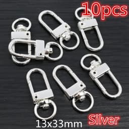 5-10pcs Snap Hook Trigger Clips Buckles For Keychain Lobster Lobster Clasp Hooks for Necklace Key Ring Clasp Jewelry Supplies