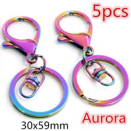 5-10pcs Snap Hook Trigger Clips Buckles For Keychain Lobster Lobster Clasp Hooks for Necklace Key Ring Clasp Jewelry Supplies