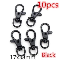 5-10pcs Snap Hook Trigger Clips Buckles For Keychain Lobster Lobster Clasp Hooks for Necklace Key Ring Clasp Jewelry Supplies