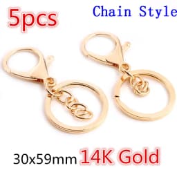 5-10pcs Snap Hook Trigger Clips Buckles For Keychain Lobster Lobster Clasp Hooks for Necklace Key Ring Clasp Jewelry Supplies