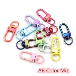 5-10pcs Snap Hook Trigger Clips Buckles For Keychain Lobster Lobster Clasp Hooks for Necklace Key Ring Clasp Jewelry Supplies