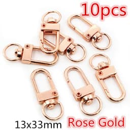 5-10pcs Snap Hook Trigger Clips Buckles For Keychain Lobster Lobster Clasp Hooks for Necklace Key Ring Clasp Jewelry Supplies