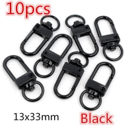 5-10pcs Snap Hook Trigger Clips Buckles For Keychain Lobster Lobster Clasp Hooks for Necklace Key Ring Clasp Jewelry Supplies