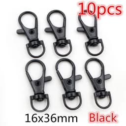 5-10pcs Snap Hook Trigger Clips Buckles For Keychain Lobster Lobster Clasp Hooks for Necklace Key Ring Clasp Jewelry Supplies