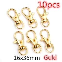 5-10pcs Snap Hook Trigger Clips Buckles For Keychain Lobster Lobster Clasp Hooks for Necklace Key Ring Clasp Jewelry Supplies