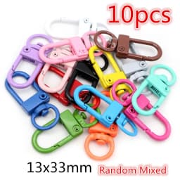 5-10pcs Snap Hook Trigger Clips Buckles For Keychain Lobster Lobster Clasp Hooks for Necklace Key Ring Clasp Jewelry Supplies