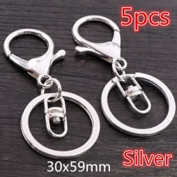 5-10pcs Snap Hook Trigger Clips Buckles For Keychain Lobster Lobster Clasp Hooks for Necklace Key Ring Clasp Jewelry Supplies