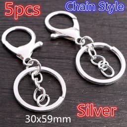 5-10pcs Snap Hook Trigger Clips Buckles For Keychain Lobster Lobster Clasp Hooks for Necklace Key Ring Clasp Jewelry Supplies