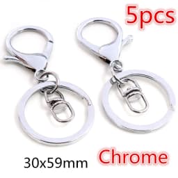 5-10pcs Snap Hook Trigger Clips Buckles For Keychain Lobster Lobster Clasp Hooks for Necklace Key Ring Clasp Jewelry Supplies