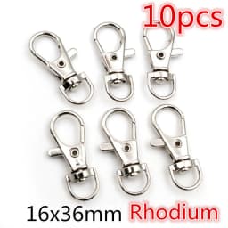 5-10pcs Snap Hook Trigger Clips Buckles For Keychain Lobster Lobster Clasp Hooks for Necklace Key Ring Clasp Jewelry Supplies