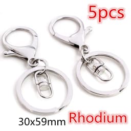 5-10pcs Snap Hook Trigger Clips Buckles For Keychain Lobster Lobster Clasp Hooks for Necklace Key Ring Clasp Jewelry Supplies