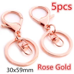 5-10pcs Snap Hook Trigger Clips Buckles For Keychain Lobster Lobster Clasp Hooks for Necklace Key Ring Clasp Jewelry Supplies
