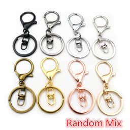 5-10pcs Snap Hook Trigger Clips Buckles For Keychain Lobster Lobster Clasp Hooks for Necklace Key Ring Clasp Jewelry Supplies