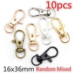 5-10pcs Snap Hook Trigger Clips Buckles For Keychain Lobster Lobster Clasp Hooks for Necklace Key Ring Clasp Jewelry Supplies