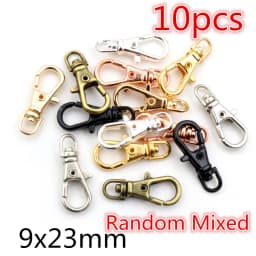 5-10pcs Snap Hook Trigger Clips Buckles For Keychain Lobster Lobster Clasp Hooks for Necklace Key Ring Clasp Jewelry Supplies