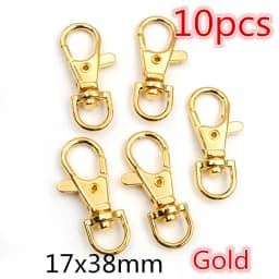 5-10pcs Snap Hook Trigger Clips Buckles For Keychain Lobster Lobster Clasp Hooks for Necklace Key Ring Clasp Jewelry Supplies