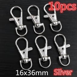 5-10pcs Snap Hook Trigger Clips Buckles For Keychain Lobster Lobster Clasp Hooks for Necklace Key Ring Clasp Jewelry Supplies
