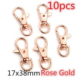 5-10pcs Snap Hook Trigger Clips Buckles For Keychain Lobster Lobster Clasp Hooks for Necklace Key Ring Clasp Jewelry Supplies