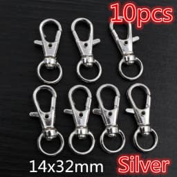 5-10pcs Snap Hook Trigger Clips Buckles For Keychain Lobster Lobster Clasp Hooks for Necklace Key Ring Clasp Jewelry Supplies
