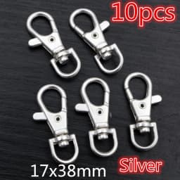 5-10pcs Snap Hook Trigger Clips Buckles For Keychain Lobster Lobster Clasp Hooks for Necklace Key Ring Clasp Jewelry Supplies