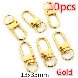 5-10pcs Snap Hook Trigger Clips Buckles For Keychain Lobster Lobster Clasp Hooks for Necklace Key Ring Clasp Jewelry Supplies