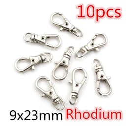 5-10pcs Snap Hook Trigger Clips Buckles For Keychain Lobster Lobster Clasp Hooks for Necklace Key Ring Clasp Jewelry Supplies