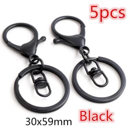 5-10pcs Snap Hook Trigger Clips Buckles For Keychain Lobster Lobster Clasp Hooks for Necklace Key Ring Clasp Jewelry Supplies