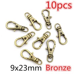 5-10pcs Snap Hook Trigger Clips Buckles For Keychain Lobster Lobster Clasp Hooks for Necklace Key Ring Clasp Jewelry Supplies