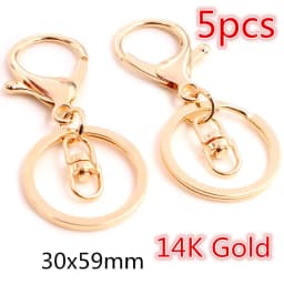 5-10pcs Snap Hook Trigger Clips Buckles For Keychain Lobster Lobster Clasp Hooks for Necklace Key Ring Clasp Jewelry Supplies