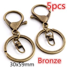 5-10pcs Snap Hook Trigger Clips Buckles For Keychain Lobster Lobster Clasp Hooks for Necklace Key Ring Clasp Jewelry Supplies