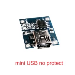 5 PCS Type-c/Micro/Mini USB 5V 1A 18650 TP4056 Lithium Battery Charger Module Charging Board With Protection Dual 1A Li-ion
