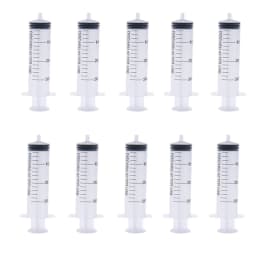 2-20Pcs 1ml-10ml Plastic Reusable Syringe For Measuring Nutrient Hydroponics Kithchen Tool
