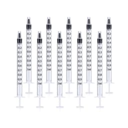2-20Pcs 1ml-10ml Plastic Reusable Syringe For Measuring Nutrient Hydroponics Kithchen Tool