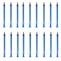 2-20Pcs 1ml-10ml Plastic Reusable Syringe For Measuring Nutrient Hydroponics Kithchen Tool