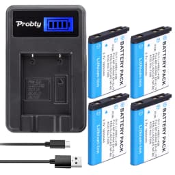 Li-40B Li 40B Li-42B Li 42B Battery + LCD USB Charger for Olympus for FUJIFILM Fuji NP-45 NP 45 NP45 NP 45A 45B 45S EN-EL10