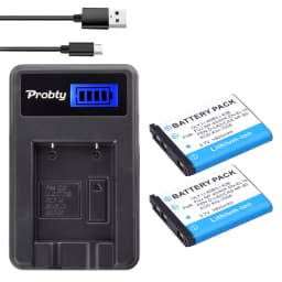Li-40B Li 40B Li-42B Li 42B Battery + LCD USB Charger for Olympus for FUJIFILM Fuji NP-45 NP 45 NP45 NP 45A 45B 45S EN-EL10