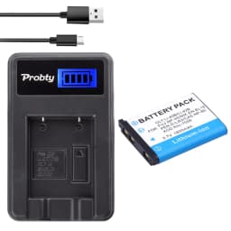 Li-40B Li 40B Li-42B Li 42B Battery + LCD USB Charger for Olympus for FUJIFILM Fuji NP-45 NP 45 NP45 NP 45A 45B 45S EN-EL10
