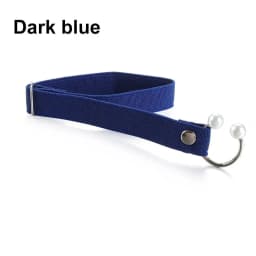 1Pair Women High Heels Adjustable Elastic Shoe Strap Belt U-shaped Pearl Elastic Lazy Shoelace Anti-drop Heels Shoe Accessories