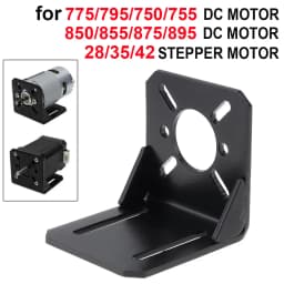 775 Motor Mount Bracket Universal Fixing Mounting Bracket for 750/755/775/795/895 DC Motors Nema 17 28/35/42 Stepper Motor