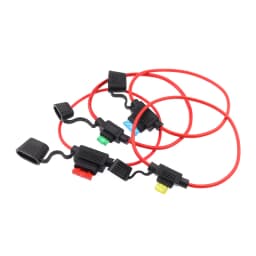 1Set Standard/Mini/Micro Car Waterproof Fuse Box Blade Type In Line Fuse Holder Power Socket 18/16/14/12AWG 5A 10A 20A 30A40A50A
