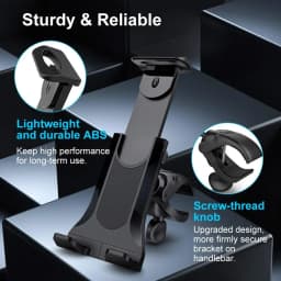 Untoom Bike Tablet Holder Indoor Gym Treadmill Handlebar Bracket Stand for Tablet Mobile Phone Support For 4-12inch Devices iPad